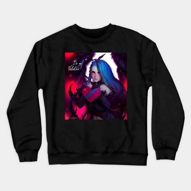 Be my Valentine - my OC Lilim Crewneck Sweatshirt by LeraPi art